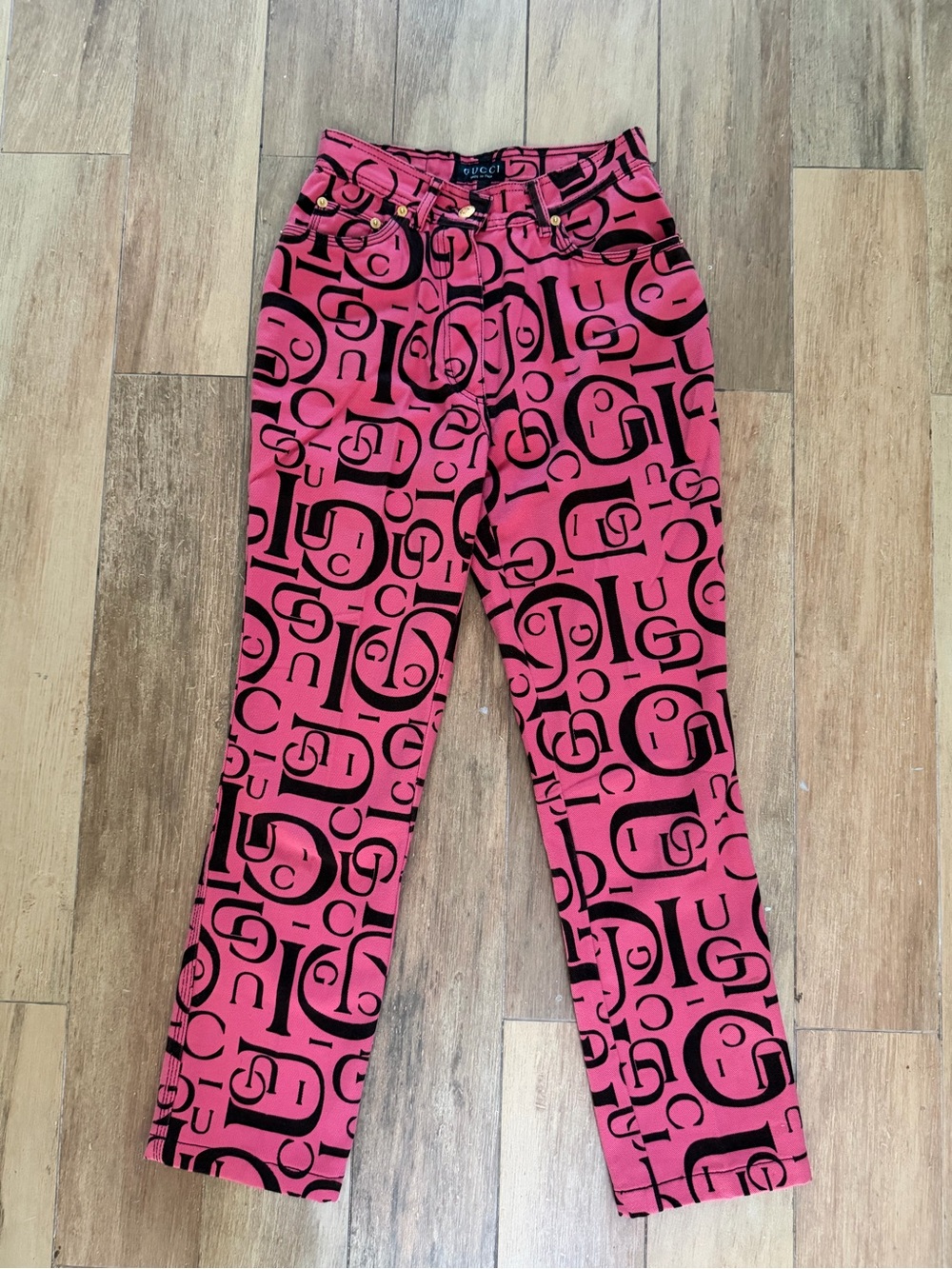 Vintage Gucci Logo Jeans